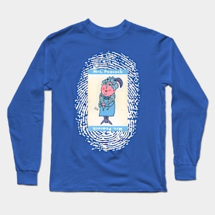 Mrs Peacock from the Game of Clue Long Sleeve T-Shirt